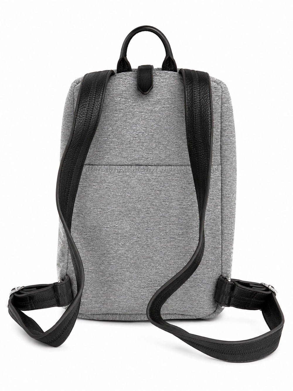 Aimee Kestenberg Backpack Heather Grey Neoprene Tamitha Bag, EUC, Clean Inside - Picture 2 of 5